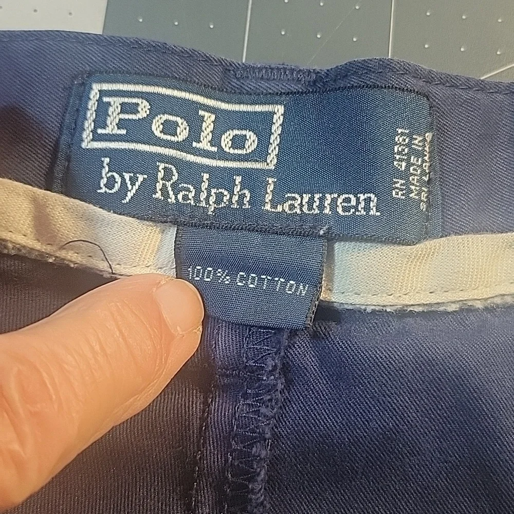 POLO RALPH LAUREN Navy‎ Blue Men's Shorts Waist 37 inches